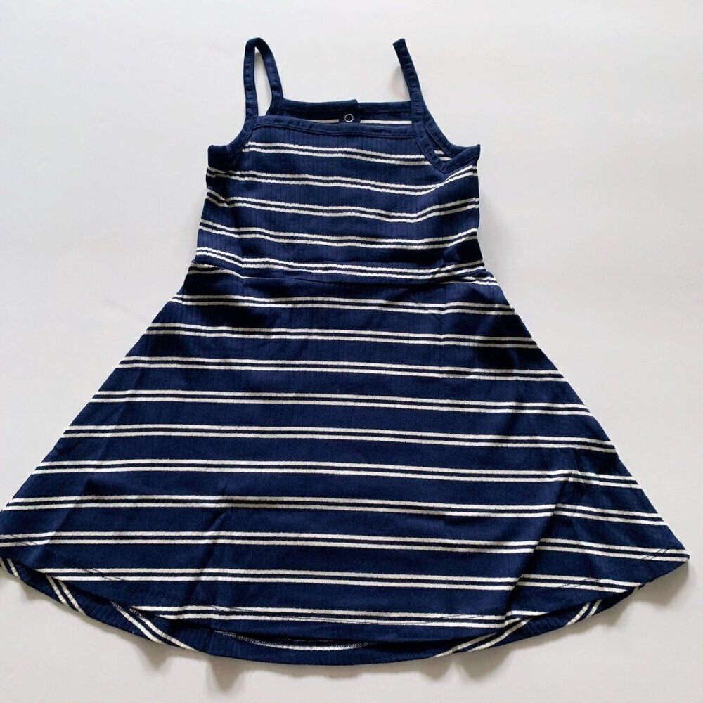 NEW Hanna Andersson Girl Striped Cami Fit & Flare Dress 8 years 130 cm - Picture 4 of 7